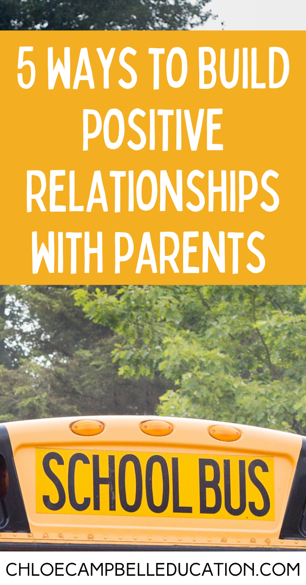5 ways to build positive relationships with parents and families ...