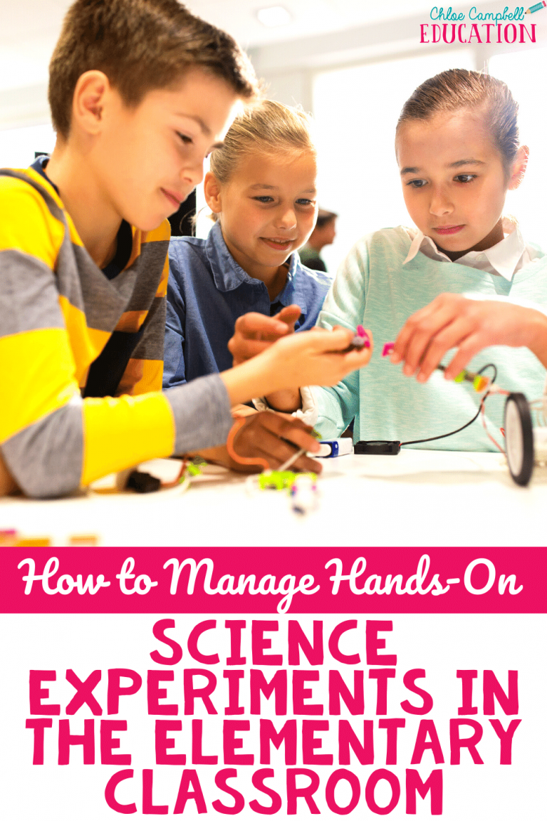 Managing hands-on science experiments in the elementary classroom can be easy with these four classroom tested tips.