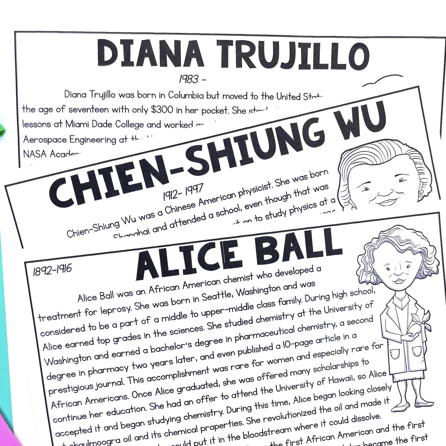 Women in STEM informational texts