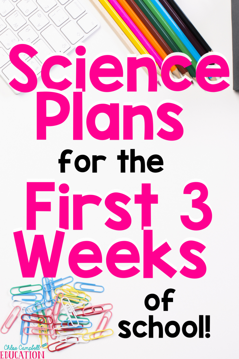 easy experiments to do in class during the first 3 weeks