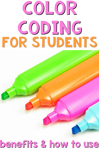 color coding for students the benefit and how to use highlighters to color code