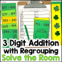 3 Digit Addition with Regrouping – St. Patrick’s Day Math – Chloe ...