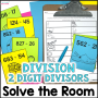 Long Division with 2 Digit Divisors – 5th Grade Solve the Room – Math ...