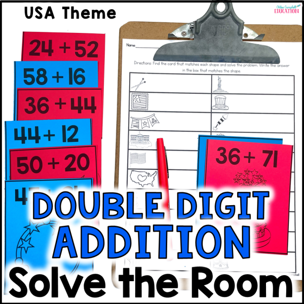 2 digit addition USA