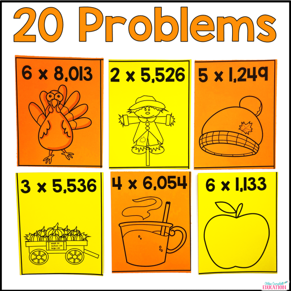 Multi Digit by 1 Digit Multiplication Game - Solve the Room Fall Math Activity - Image 3