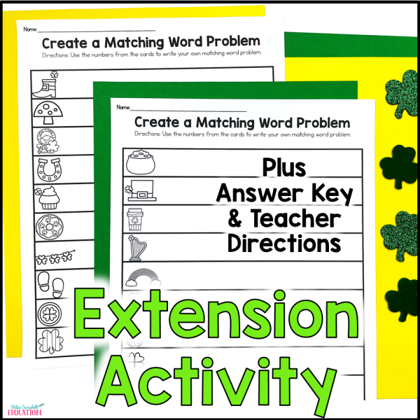 3 Digit Subtraction with Regrouping Solve the Room - St. Patrick’s Day Math