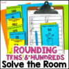 Rounding to the Nearest Tens and Hundreds – Solve the Room – Spring ...