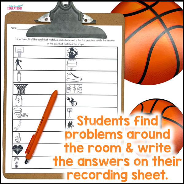 Adding and Subtracting Decimals - Solve the Room - March Basketball - Image 4