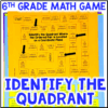Identify the Quadrant by Graphing the Ordered Pairs on the Coordinate ...