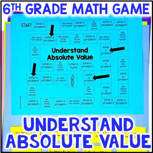 Absolute Value Game - Absolute Value 6th Grade Activity Absolute Value Practice