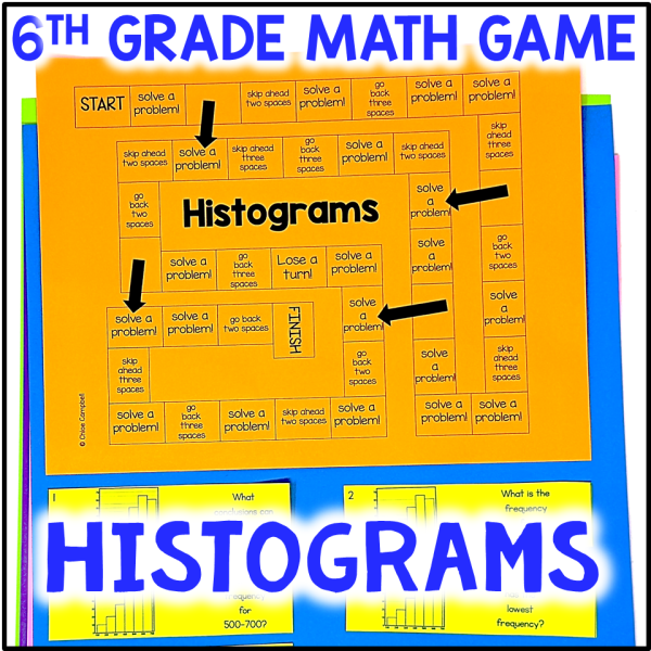 Analyzing Histograms in 6th Grade - Histograms Practice Activity & Review Game