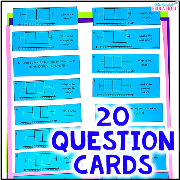 Interpreting & Analyzing Box Plots Game Numerical Data - 6th Grade Math Station - Image 2