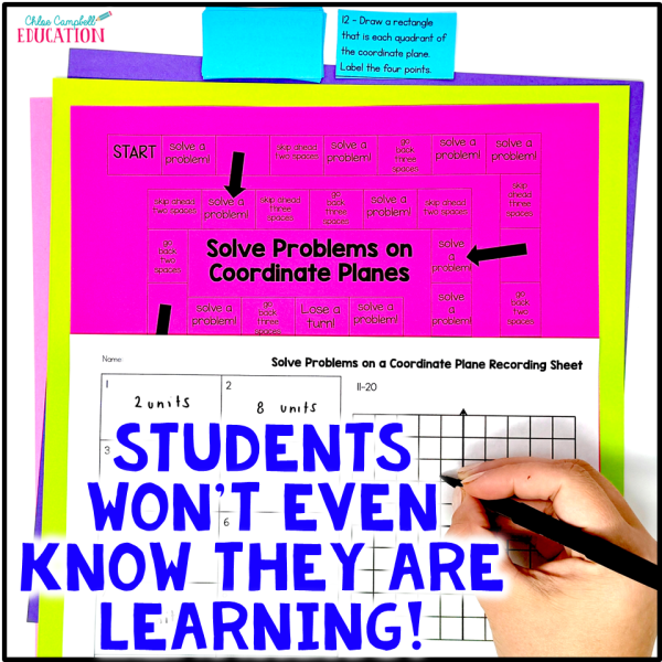 Solving Problems on the Coordinate Plane Review Distance on Coordinate Grid Game - Image 3