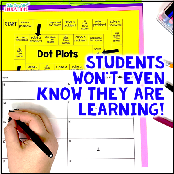 Create & Interpret Dot Plots Game and Activity - Mean Median Range Data Analysis - Image 3