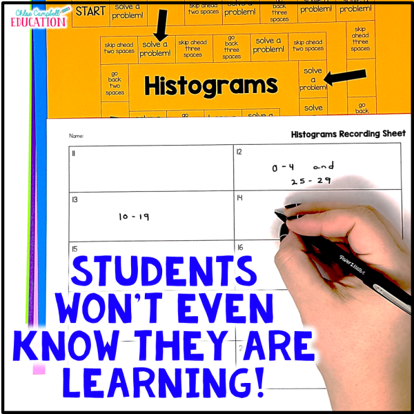 Analyzing Histograms in 6th Grade - Histograms Practice Activity & Review Game - Image 3