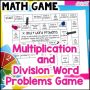 4th Grade One Step Multiplication & Division Word Problems Game Review ...