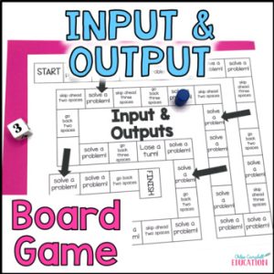 Input & Output Tables – Evaluate Expressions Game – Numerical Patterns ...