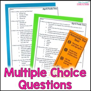 History of April Fools Day Nonfiction Reading Comprehension Passage ...
