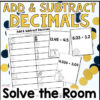 New Year’s Math Activity – Solve the Room – Adding and Subtracting ...