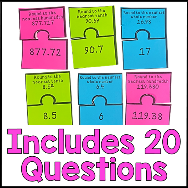 Rounding Decimals Game FREE Rounding to Nearsest Whole, Tenth, and Hundredth