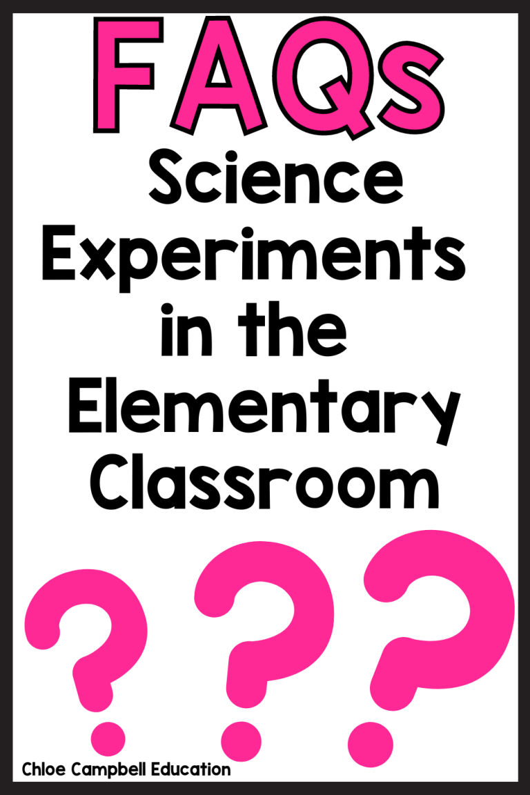 FAQ: Incorporating Science Experiments in the Elementary Classroom