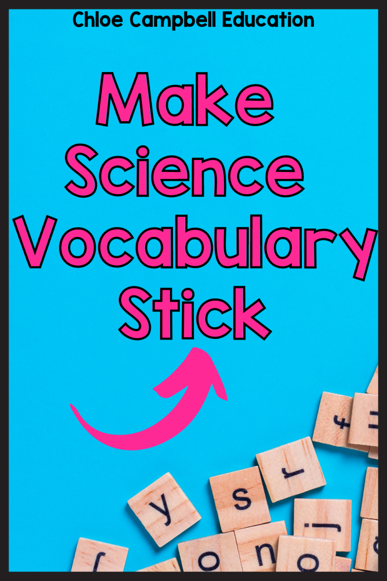 Making Vocabulary Stick: Engaging Science Vocabulary Games & Activities
