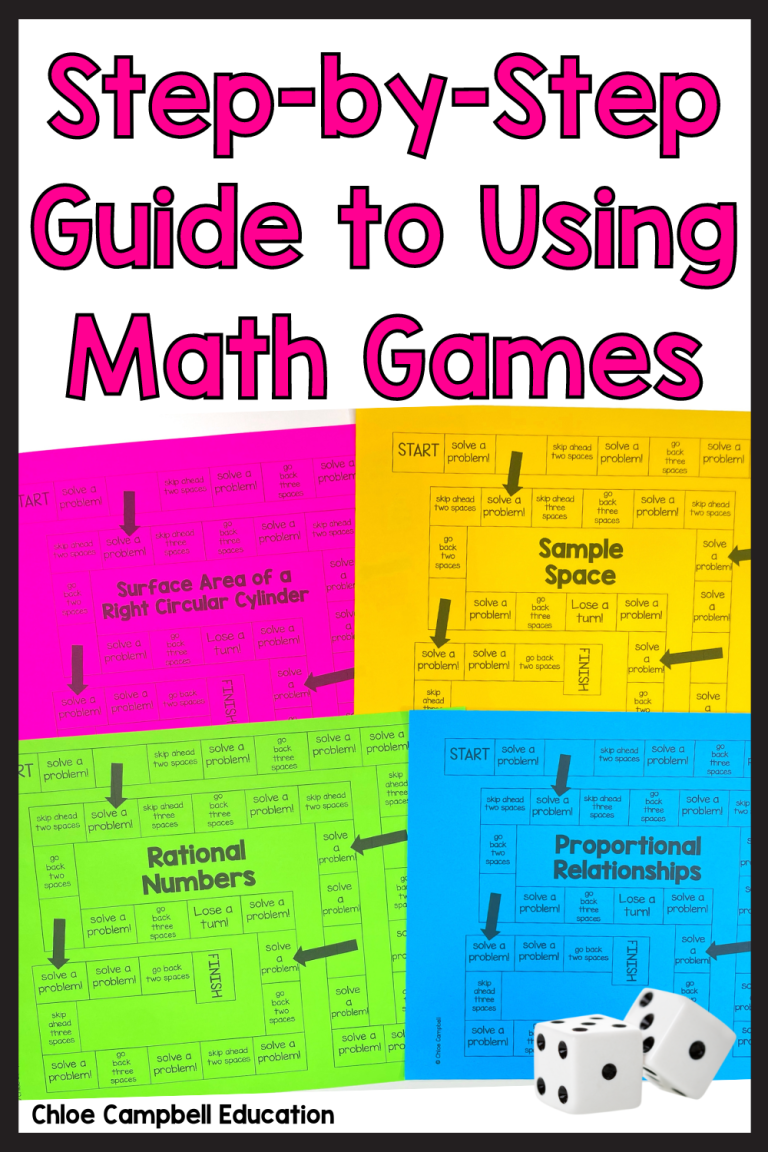 using math games in your classroom