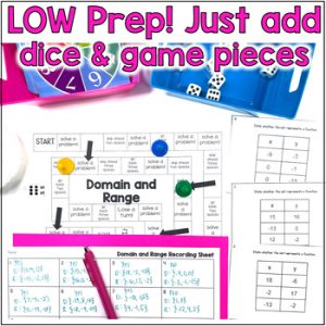 Function or Not Game – Domain Range & Functions Activity – 8th Grade ...