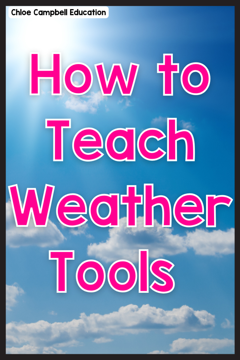 how to teach weather tools and weather instruments