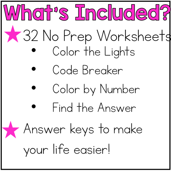 Valentine's Day Math Activities - No Prep Worksheets BUNDLE - Math Worksheets - Image 2