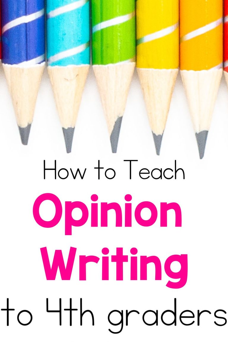 How To Teach Opinion Writing To 4th Grade Students | Chloe Campbell ...