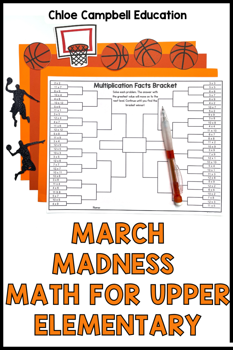 March Madness Math For Upper Elementary