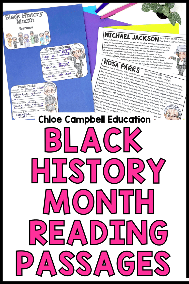 Black History Month Reading Passages